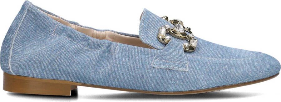 Stefano Lauran S3231 Loafers Instappers Dames Blauw