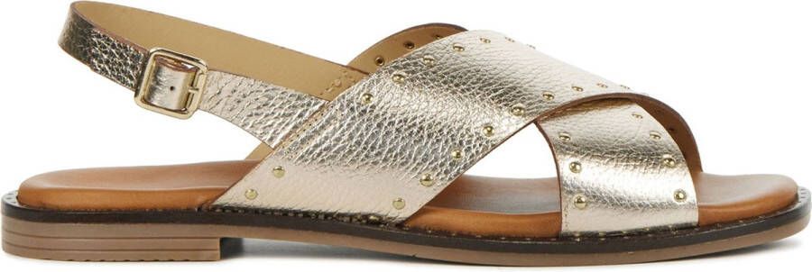 STEFANO LAURAN Sandalen Dames S3115. Maat: 36 Materiaal: Leer Kleur: Goud