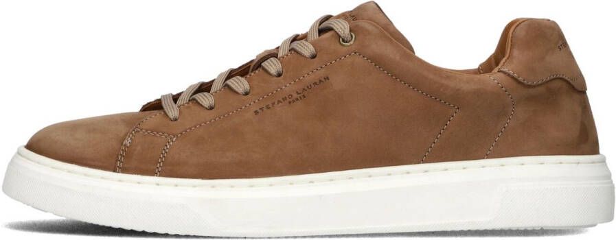 STEFANO LAURAN Lage Sneakers Heren Sl124h600 Maat: 40 Materiaal: Leer Kleur: Beige