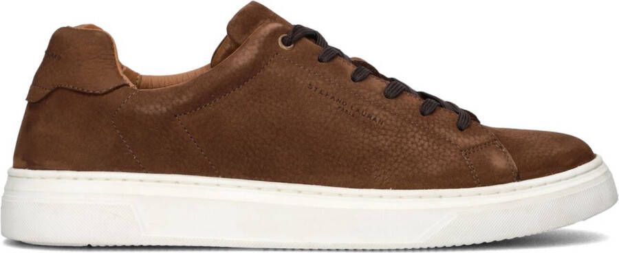 STEFANO LAURAN Lage Sneakers Heren Sl124h600 Maat: 43 Materiaal: Leer Kleur: Bruin