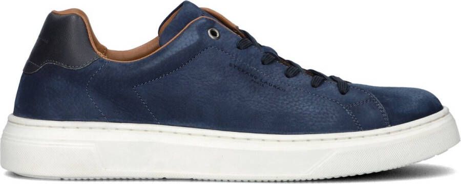 STEFANO LAURAN Lage Sneakers Heren Sl124h600 Maat: 40 Materiaal: Nubuck Kleur: Blauw