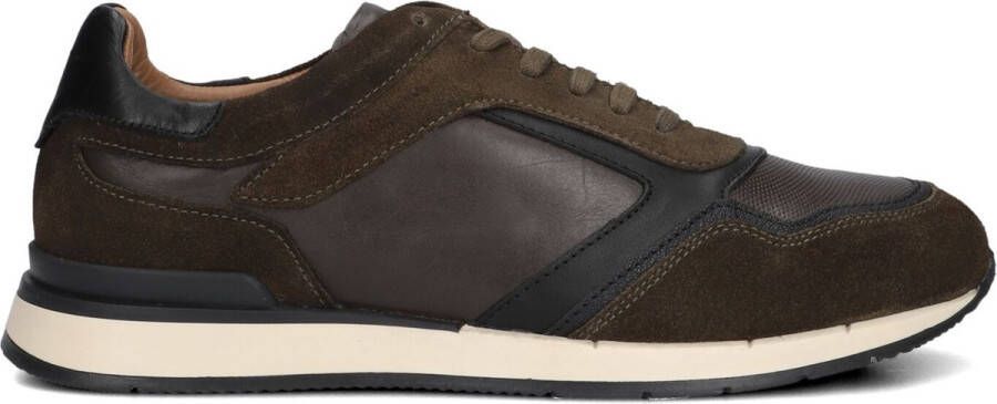 STEFANO LAURAN Lage Sneakers Heren Sl124h610 Maat: 46 Materiaal: Leer Kleur: Bruin