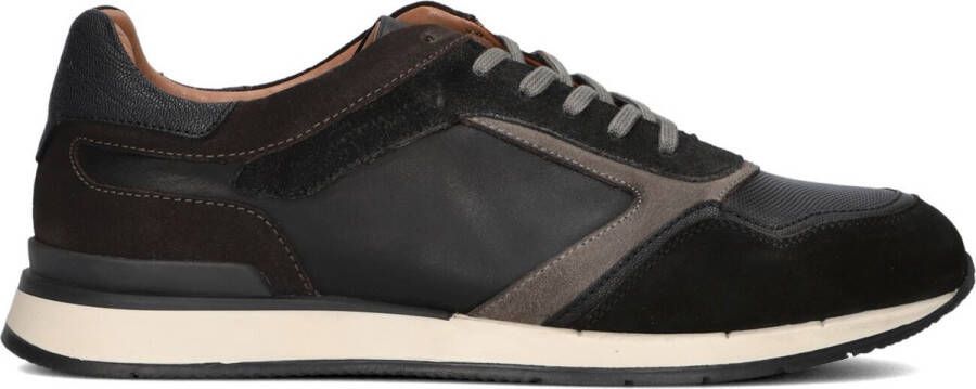 STEFANO LAURAN Lage Sneakers Heren Sl124h610 Maat: 44 Materiaal: Leer Kleur: Zwart