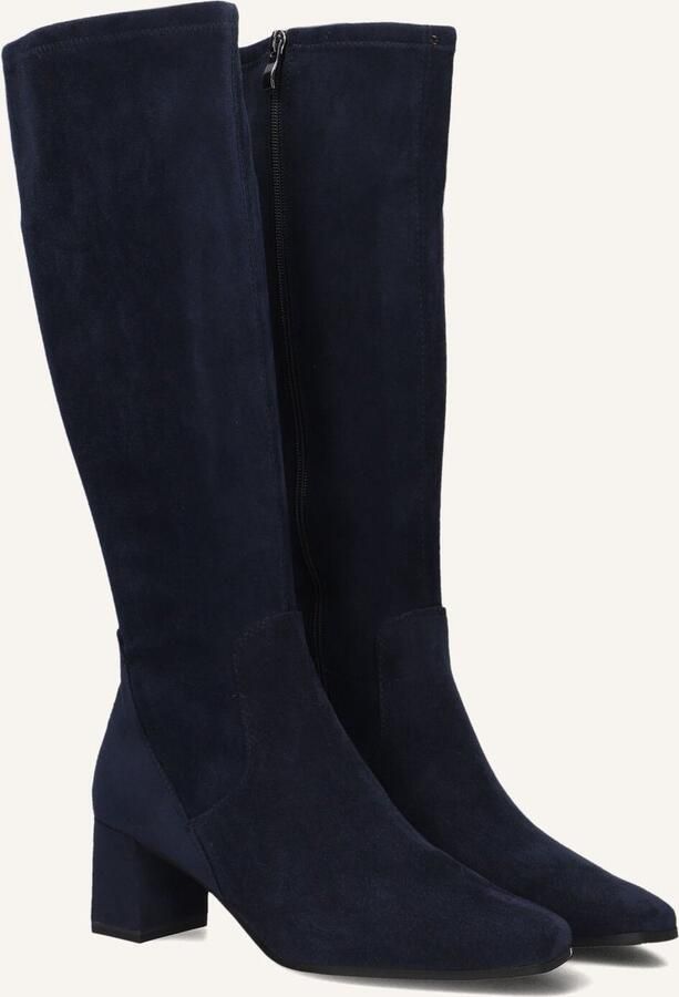 STEFANO LAURAN Hoge Laarzen Dames 25547 Maat: 39 Materiaal: Suède Kleur: Blauw