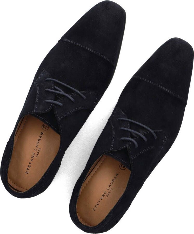 Stefano Lauran Strefano Lauran Nette schoenen Business Schoenen Heren Donkerblauw