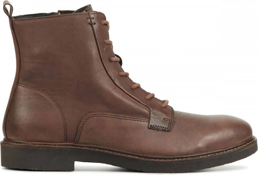 Stefano Lauran Veterboots Heren Boots Laarzen Herenschoenen Leer S3054 Cognac