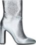 Steve Madden Aisha Enkellaarsjes Enkelboots met rits Dames Zilver - Thumbnail 2