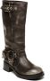 Steve Madden Beau biker boot van leer met gespdetail - Thumbnail 3