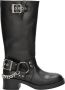 Steve Madden Beau-C biker boot van leer met gespdetail - Thumbnail 1