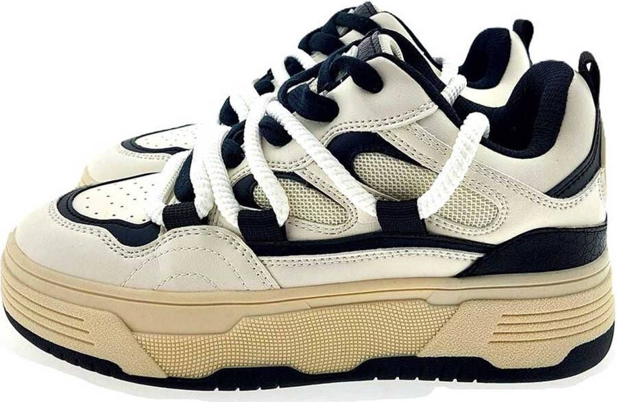 Steve Madden Boomer sneaker zwart combi