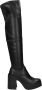 Steve Madden Stijlvolle Over-knee Laarzen Black Dames - Thumbnail 1