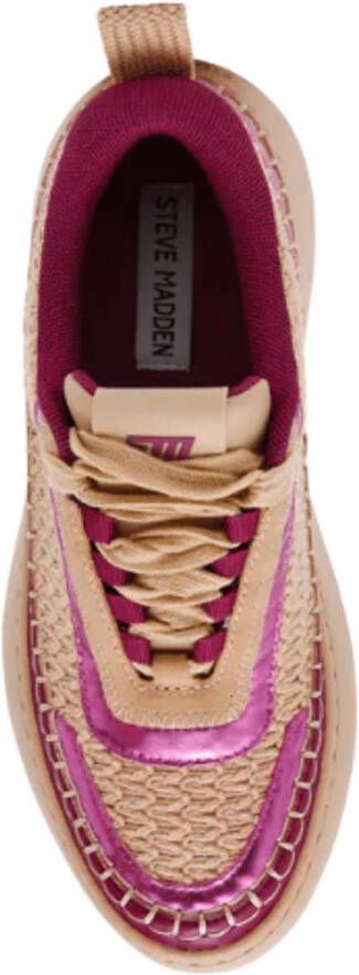 Steve Madden Dames Sneaker Doubletake Rasberry Peach BEIGE