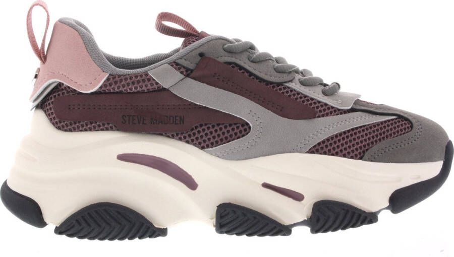 Steve Madden Dames Sneakers Possesion-e Mauve Bordeaux