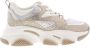 Steve Madden Dames Sneakers Privy Silver gold Cream Zilver - Thumbnail 1