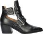 Steve Madden Grazia Enkellaarsjes Enkelboots Dames Zwart - Thumbnail 2