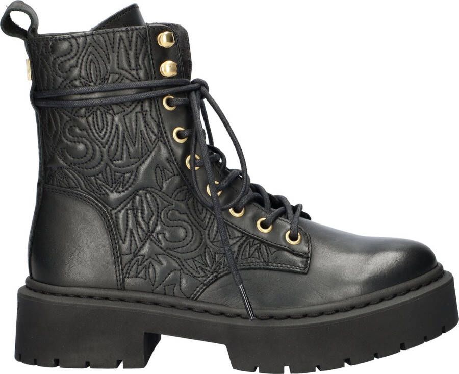 Steve Madden Grazier dames veterboot Zwart