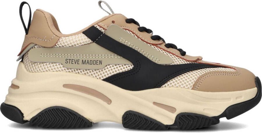 Steve Madden JPossession chunky sneakers beige zwart Meisjes Textiel Meerkleurig 33 - Foto 2