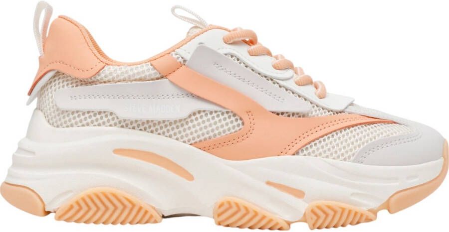 Steve Madden JPossession chunky sneakers wit oranje