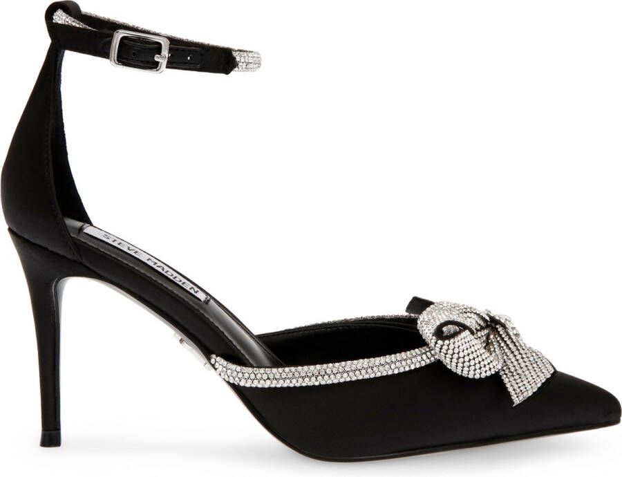 Steve Madden Lumiere sandalette van satijn met strass