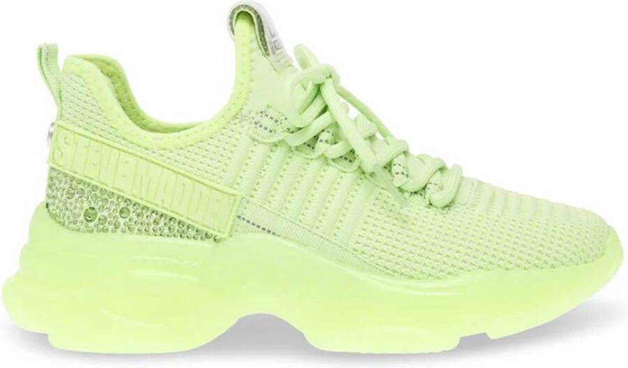 Steve Madden Maxilla-R dames sneaker neon groen