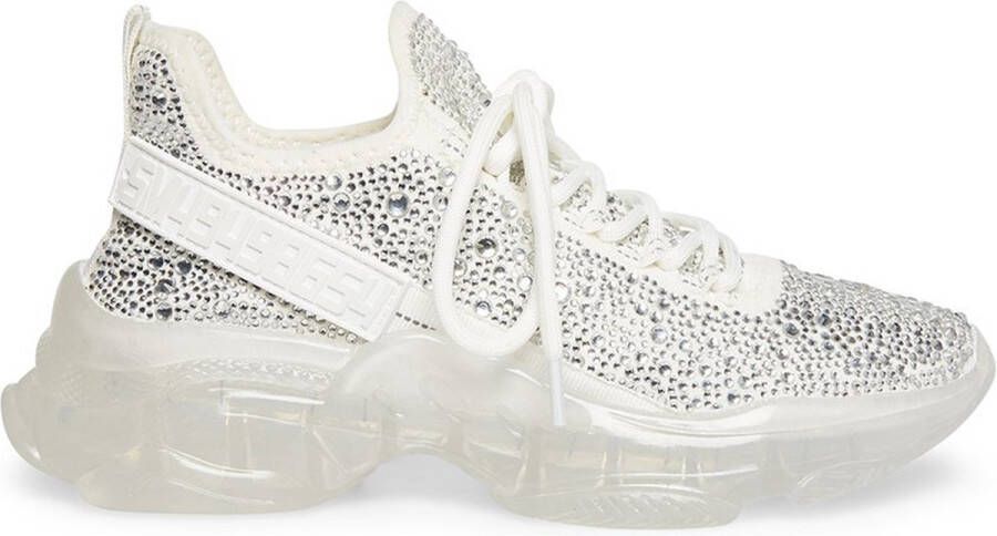 Steve Madden Maxima-R Sports Sneakers voor vrouwen White Dames