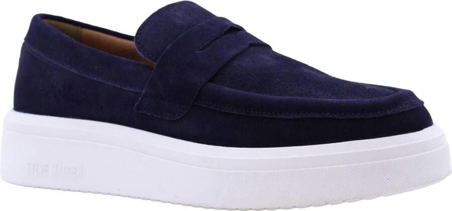 Steve Madden Klassieke Mocassin Loafers voor Mannen Blue Heren