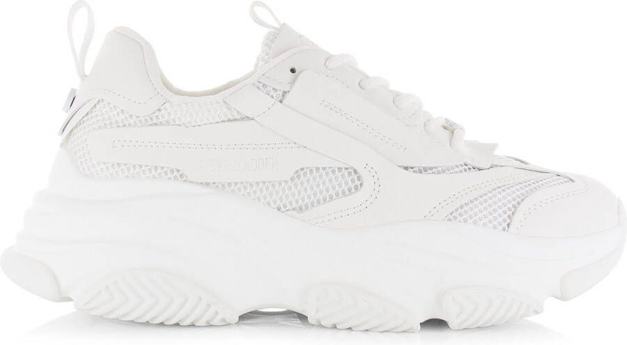 Steve Madden Possess Sneakers Stijlvol en Trendy White Heren