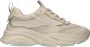 STEVE MADDEN Possess Beige Leer Lage sneakers Unisex - Thumbnail 1