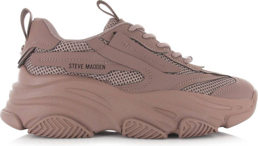 Steve Madden Possession-E Dames Sneakers Upgrade je Schoenstijl Purple Dames