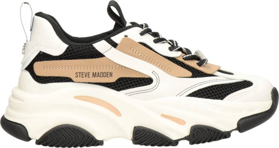 STEVE MADDEN Possession-E tan Zwart Kunststof Lage sneakers Dames - Foto 2