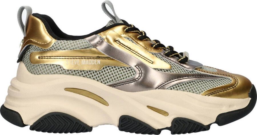 Steve Madden Possession Sneakers Dames Goud