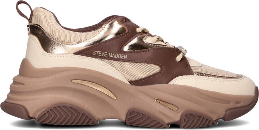 Steve Madden Bruin Beige Trendy Runner Sneakers Multicolor Dames - Foto 1