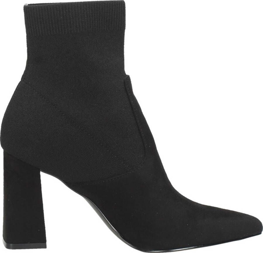 STEVE MADDEN Purify Bootie Zwart Suede Enkellaars met hak Dames - Foto 1