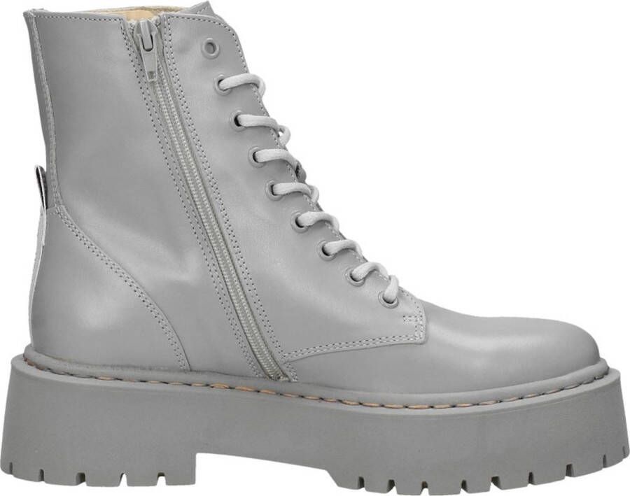 Steve Madden Skylar Veterschoenen Hoog donkergrijs