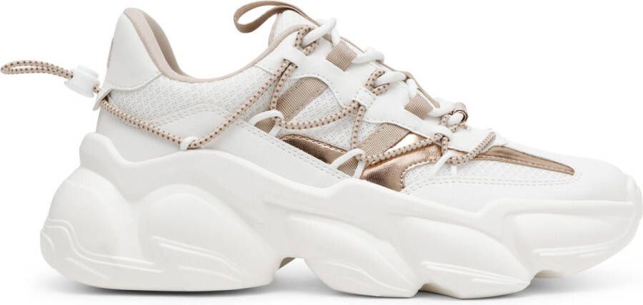 STEVE MADDEN Spectator cream rose gold Beige Synthetisch Lage sneakers Dames