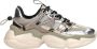 Steve Madden Falori Stijlvolle Sneaker voor Mannen en Vrouwen Gray Dames - Thumbnail 2