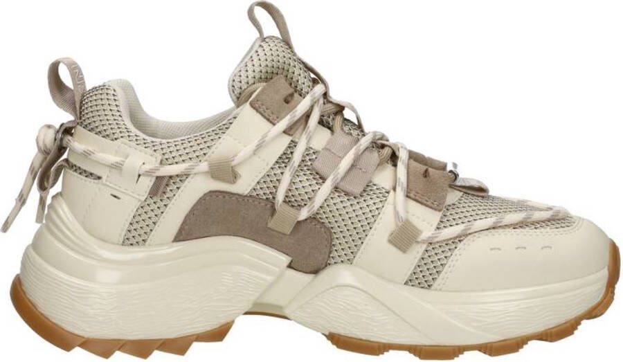 Steve Madden Tazmania chunky leren sneakers wit grijs - Foto 2