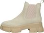 Steve Madden Tusk Enkellaarsjes Hak beige - Thumbnail 1