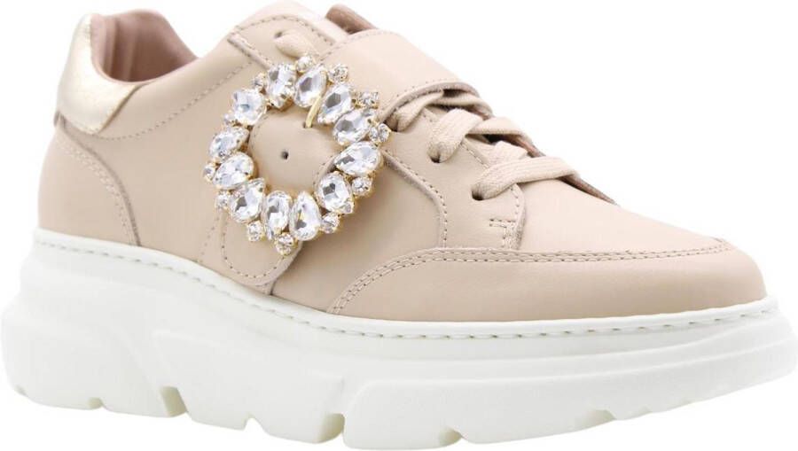 Stokton Stijlvolle Sneakers voor Vrouwen Beige Dames