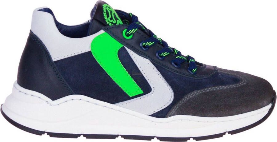 Stones and Bones Nesso Blauw-Groene Sneaker