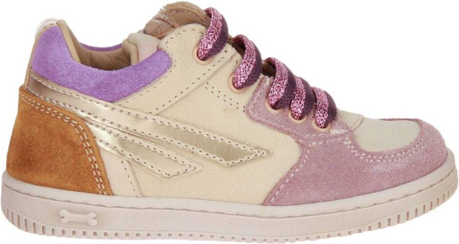 Stones and Bones Nomi Beige-Roze Sneaker