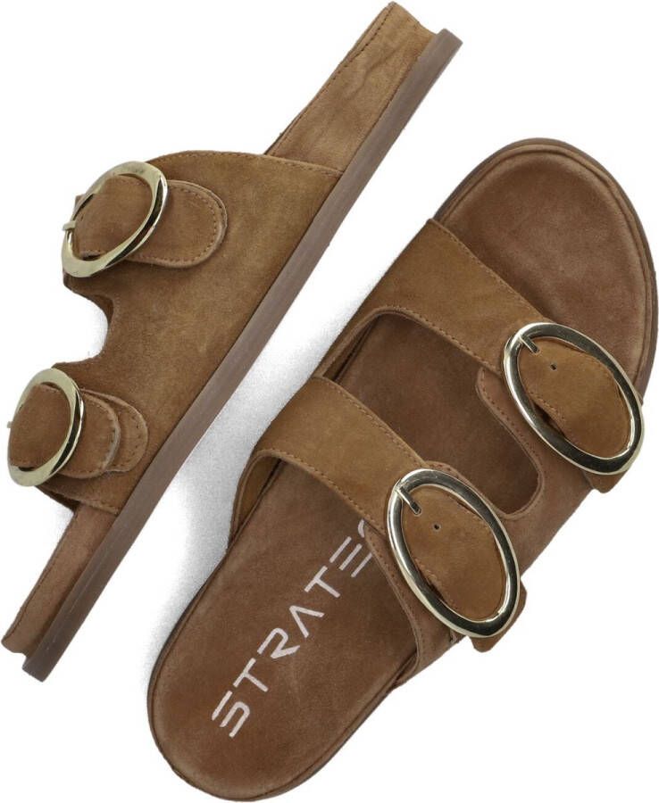 Strategia F69 Sue Slippers Dames Cognac