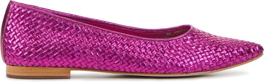 Strategia Instappers Dames Instapschoenen Damesschoenen Leer F57 Fuchsia