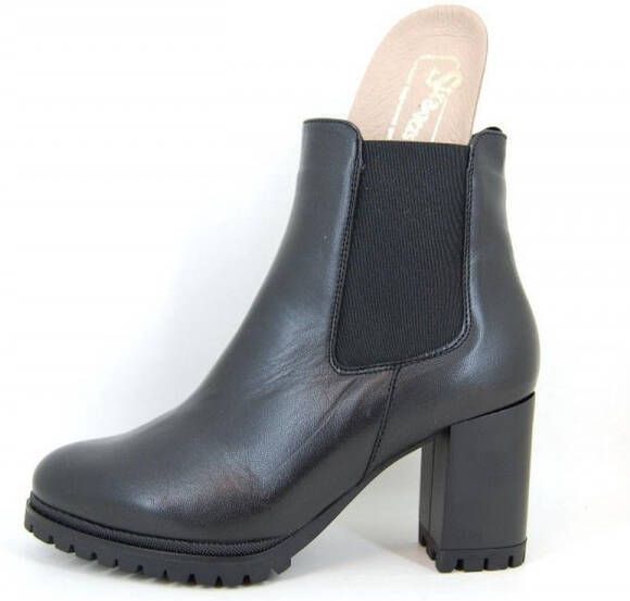 Stravers Grote Maten Schoenen Stravers Comfortabele Trendy Chelsea Boots met Hak en Uitneembaar Voetbed Grote Maten