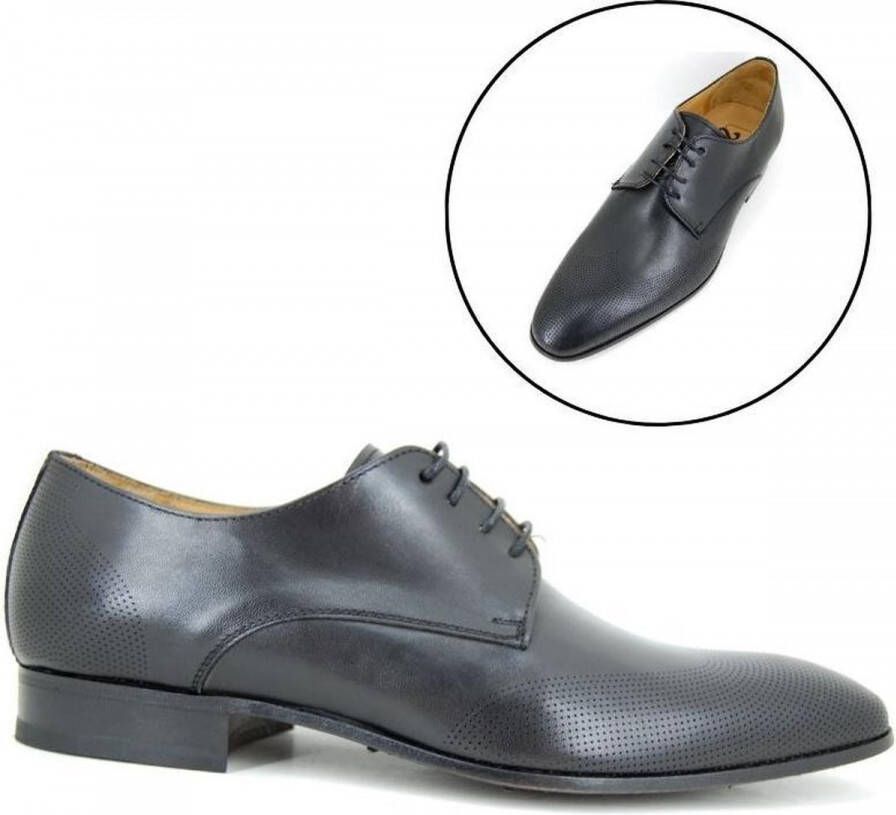 Stravers Grote Maten Schoenen Stravers Moderne Brogues Zwart Grote Maten Veterschoenen