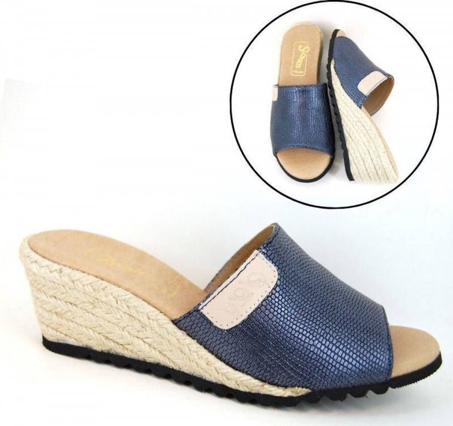 Stravers Grote Maten Schoenen Stravers Sleehak Slippers Grote Maten Espadrilles Muiltjes