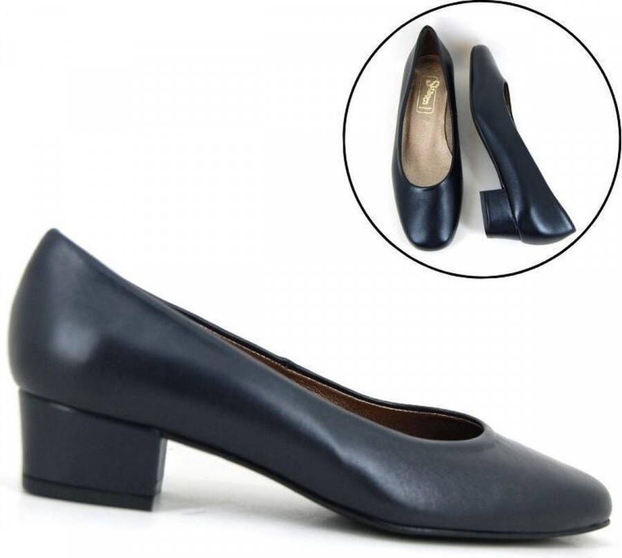 Stravers Kleine Maten Schoenen Stravers Blauwe Pumps Lage Hak Kleine Maten Dames Pumps