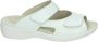 Strober HANNA 74003H Volwassenen Dames slippers Wit beige - Thumbnail 1