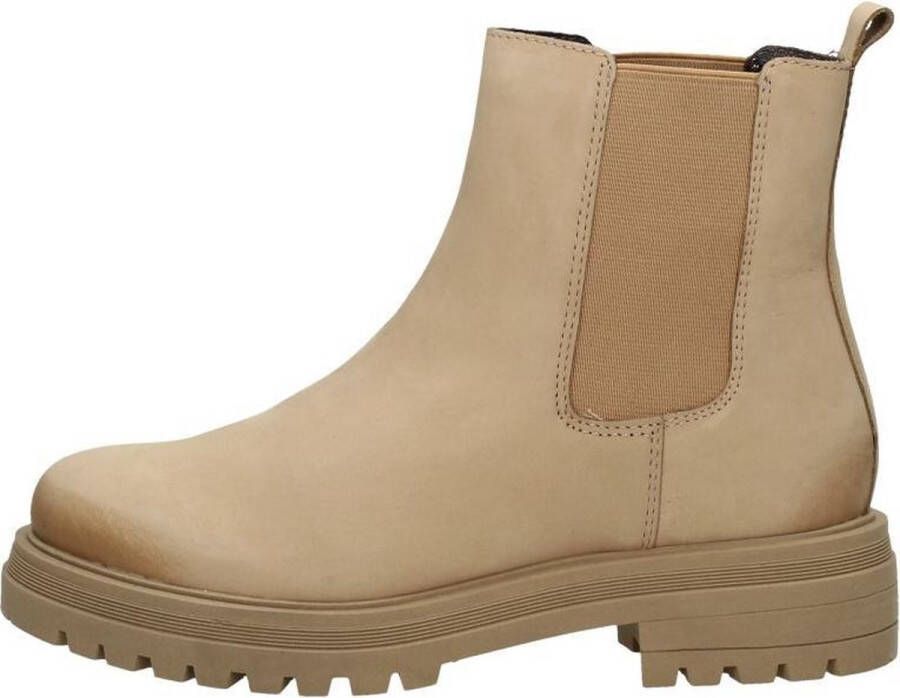 Sub55 Chelsea boots Enkellaarsjes Plat cognac