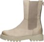 Sub55 Chelsea boots Enkellaarsjes Plat taupe - Thumbnail 1